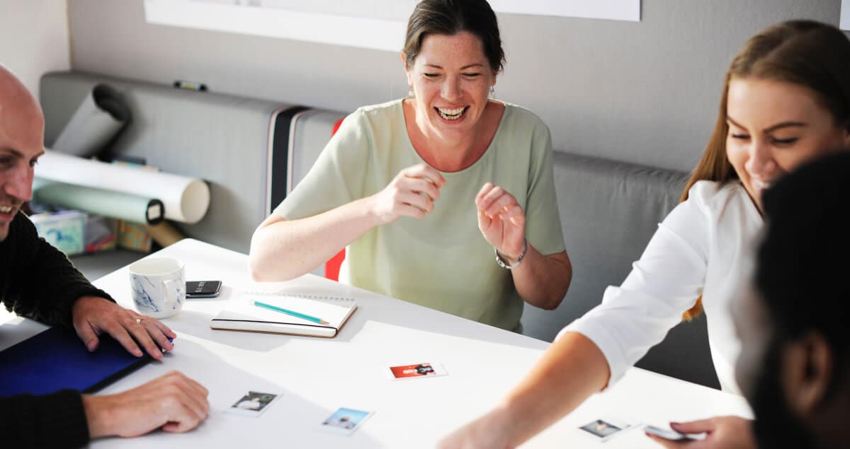 decision making techniques - woman choosing pictures fit