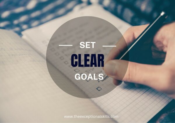 Improve Employee Productivity - set clear goals