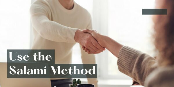 Time management tips - Use the Salami method.