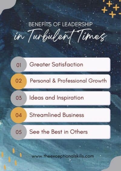 Benefits of Leadership in Turbulent Times