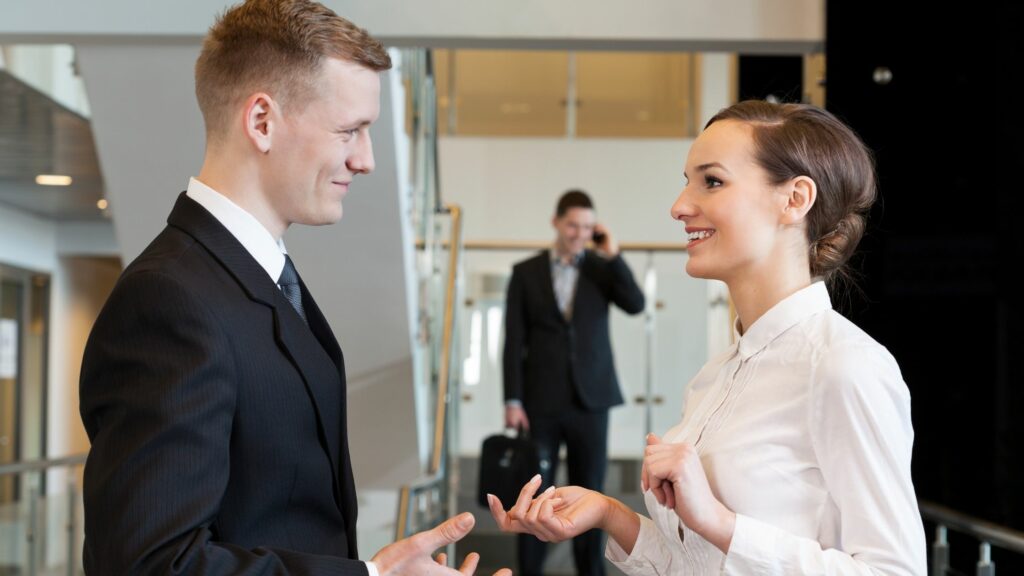 Great first impression - Use Small talk